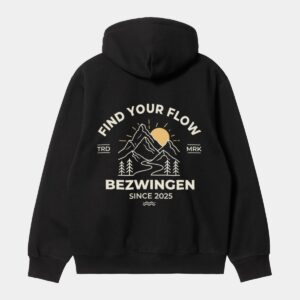 Polera "FIND YOUR FLOW" black